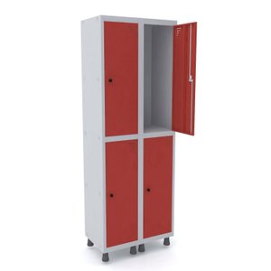 Armário Locker Guarda-Volume 4 Portas Aço Grp 502/4