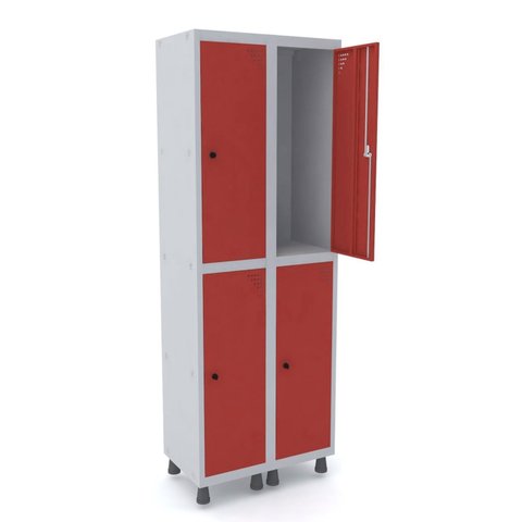 Armário Locker Guarda-Volume 4 Portas Aço Grp 502/4