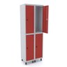Armário Locker Guarda-Volume 4 Portas Aço Grp 502/4 - 2