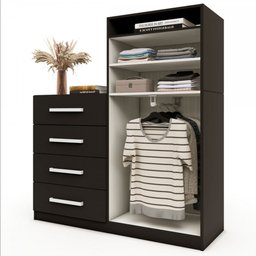 Cômoda Paris 2 Portas 4 Gavetas - Panorama Móveis - 6 Cômoda Paris 2 Portas 4 Gavetas - Panorama Móveis - 6