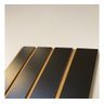 10 Painel MDF Placa Madeira Ripada Preto Revestimento de Parede 53x15cm - 5