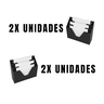 Suporte Mesa Escritório Organizador Documentos Papel Triplo - 2 UNIDADES - 2