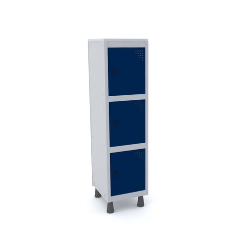 Armário Mini Roupeiro 3 Portas Aço MGRP 501/3