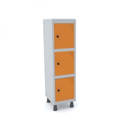 Armário Guarda Volume Locker Roupeiro 3 Portas Aço GRP 501/3  - 2