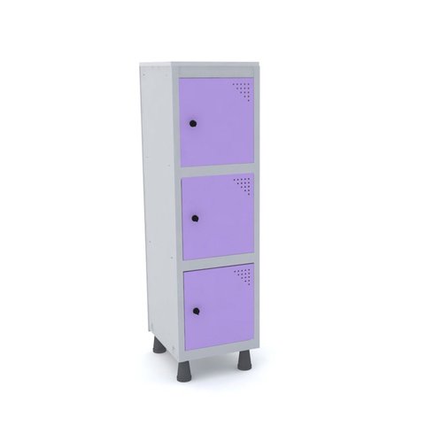 Armário Mini Roupeiro 3 Portas Aço MGRP 501/3