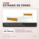 Ver imagem 2 de Cama Infanto Juvenil Solteiro Lilly Klm Store