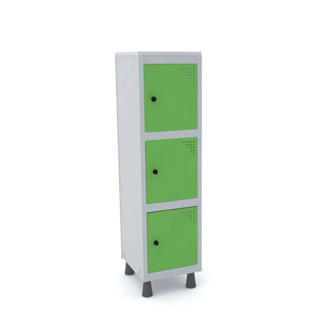 Armário Mini Roupeiro 3 Portas Aço MGRP 501/3