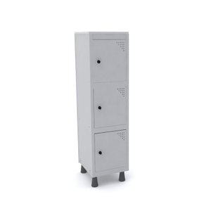Armário Mini Roupeiro 3 Portas Aço MGRP 501/3