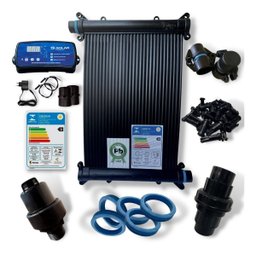 Kit 26 Placas 4mt - Aquecedor Solar Piscinas - 31m²/43.500 Litros - Marca Ts Solar - 1