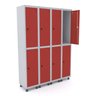 Armário Locker Guarda-Volume 8 Portas Aço Grp 504/8 - 2