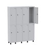 Armário Locker Guarda-Volume 8 Portas Aço Grp 504/8 - 2