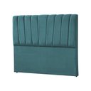 Ver imagem 2 de Cabeceira Estofada Americana Premium 140cm em Veludo Azul