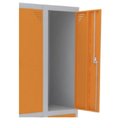 Ver imagem 3 de Armário Locker Guarda-Volume 8 Portas Aço Laranja/Picasso