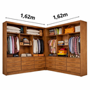 Ver imagem 2 de Closet 6 Portas 18 Gavetas Domus Premium - Grand Line