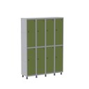 Ver imagem 3 de Armário Locker Guarda-Volume 8 Portas Aço Grp 504/8