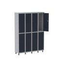 Ver imagem 2 de Armário Locker Guarda-Volume 8 Portas Aço Grp 504/8