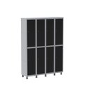 Ver imagem 3 de Armário Locker Guarda-Volume 8 Portas Aço Grp 504/8