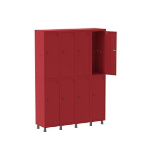 Armário Locker Guarda-Volume 8 Portas Aço Grp 504/8