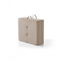 Ver imagem 2 de Cama Dobrável Portátil Estofado Camping Viagem Espuma D24 Bege