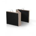 Ver imagem 4 de Cama Dobrável Portátil Estofado Camping Viagem Espuma D24 Bege