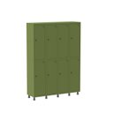 Ver imagem 3 de Armário Locker Guarda-Volume 8 Portas Aço Grp 504/8 Verde