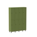 Ver imagem 3 de Armário Locker Guarda-Volume 8 Portas Aço Grp 504/8 Verde
