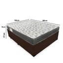 Ver imagem 7 de Cama Box com Baú Casal + Colchão de Espuma D33 Ortobom Iso 100 65x138x188:marrom