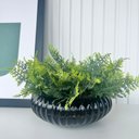 Ver imagem 3 de Decoração vaso centro de mesa ikebana médio luxuoso preto
