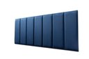 Ver imagem 1 de Placas Cabeceira Modulada Adesiva Casal Estofada 140cm x 60cm Kit 7 Placas - Suede Azul