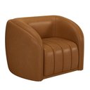Ver imagem 3 de Sofá Decorativo 3 Lugares 252cm e Poltrona Meris M22 Sintético Caramelo - Mpozenato