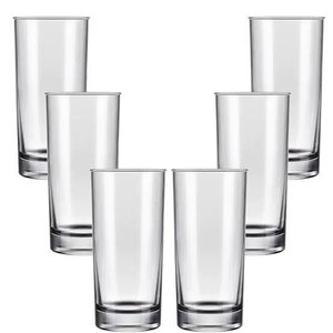 Jogo de 6 Copos de Vidro Dynasty Liso