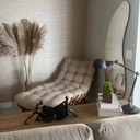 Ver imagem 3 de Poltrona Costela Luxo em Linho | Design Moderno para Sala, Quarto ou Escritório