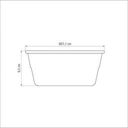 Forma para Bolo e Pudim Alumínio Revestimento Antiaderente Starflon T3 Grafite 20 Cm 1,5l - 3