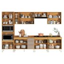 Ver imagem 3 de Cozinha Modulada Plena 7 Peças Cinamon Nude Prime Tx - Demóbile
