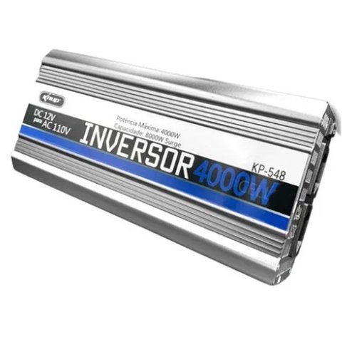Conversor Inversor de Tensão 12V P 110V 4000W pra Geladeira