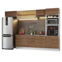 Ver imagem 3 de Armário de Cozinha Completa 330cm Branco/Rustic Stella Madesa 04