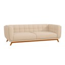 Ver imagem 1 de Sofá 2 Lugares 180cm Coin Bouclé Nobre Off White - Sallar Home