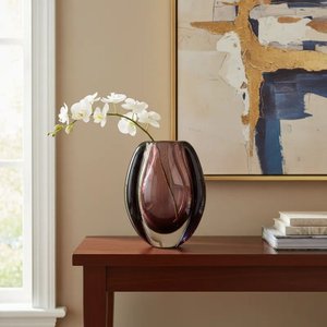 Vaso Grande em Murano para Decoração de Sala com 23cm