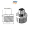 Adaptador Filtro 3/4 (m) X 1/4 (f) Cromado - 310132 - 3