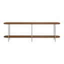 Ver imagem 7 de Aparador Mesa Lateral para Sofá Sala 180cm 100% MDF Estrutura Aço Carbono Canella