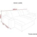 Ver imagem 2 de Sofa Retratil 4 Lugares 280Cm Isaac