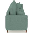 Ver imagem 7 de Sofá 3 Lugares Living 232cm Pé Madeira Zoe Linho Verde Z08 - Mpozenato