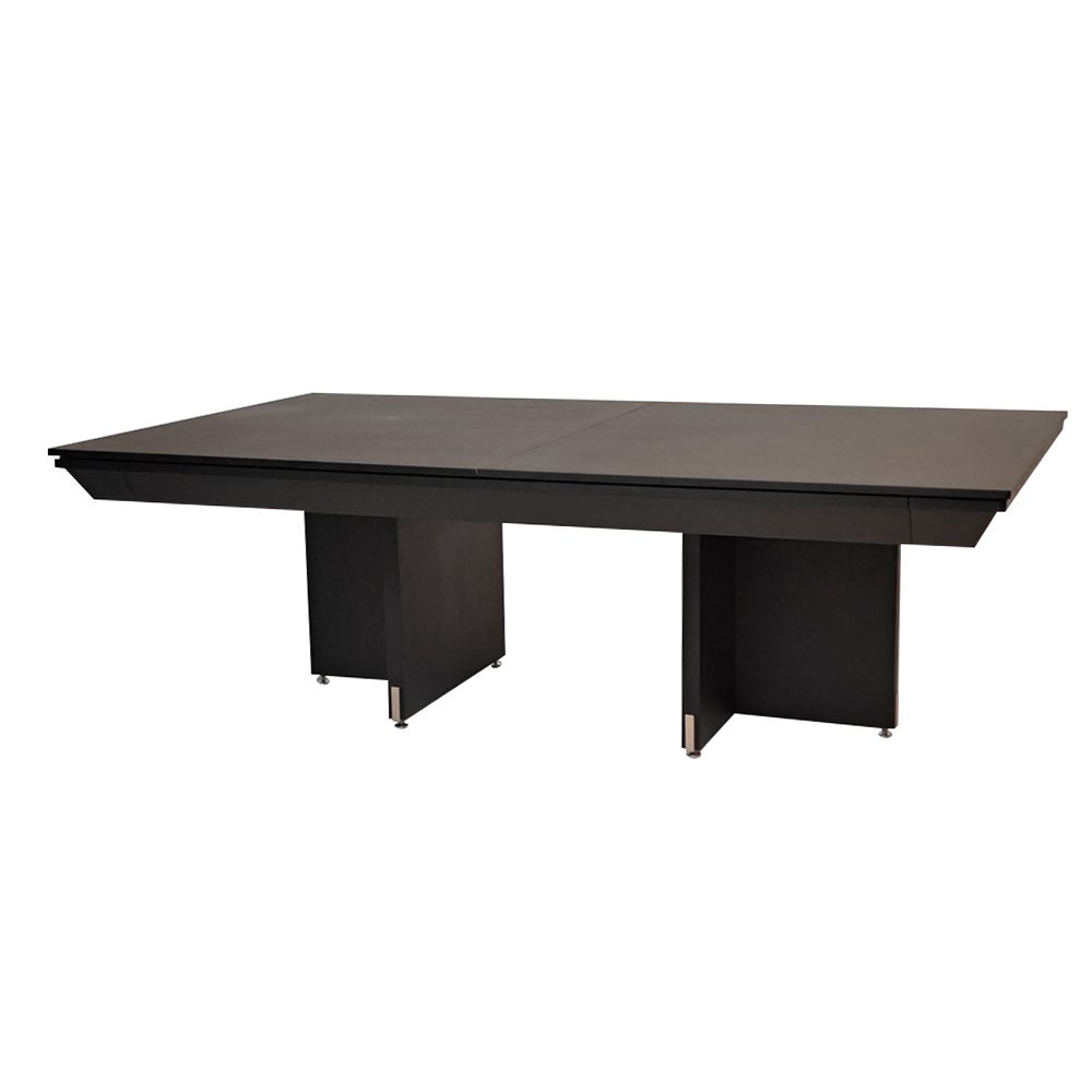 Mesa de Bilhar Sinuca e Jantar Oban Versátil com Tampo Removível 250 Cm Base T Preto G84 - Gran Belo - 6