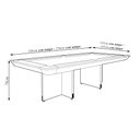 Ver imagem 4 de Mesa de Bilhar Sinuca e Jantar Oban Versátil com Tampo Removível 250 Cm Base T Preto G84 - Gran Belo