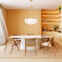 Ver imagem 5 de Painel Ripado Orus Slim Poliestireno 1,2x12,2x285 - Amarelo