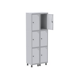 Armário Locker Guarda-Volume 6 Portas Aço Grp 502/6  - 2