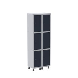 Armário Locker Guarda-Volume 6 Portas Aço Grp 502/6  - 3