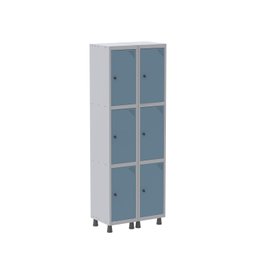 Armário Locker Guarda-Volume 6 Portas Aço Grp 502/6  - 3