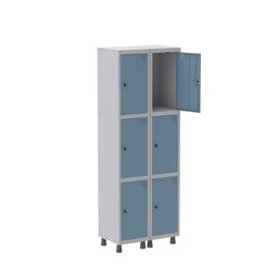 Armário Locker Guarda-Volume 6 Portas Aço Grp 502/6  - 2