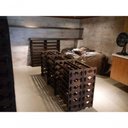 Ver imagem 2 de Adega C06 60 Garrafas Pinheiro Americano 75cm Imbuia Cevey Adegas e Artesanatos